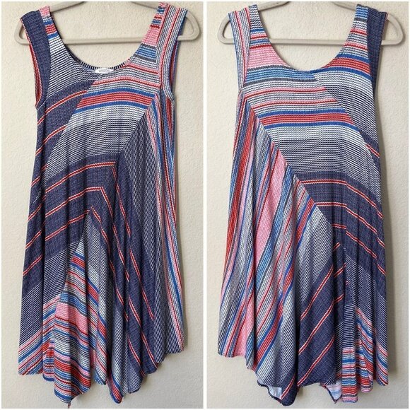Weston Wear Dresses & Skirts - Anthropologie Weston Amaya Swing Dress Asymmetric Handkerchief Hem